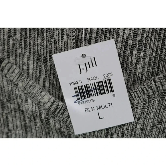J. Jill-Pure Jill Linen Blend Sweater Dress-Size Large-New w/Tags-3/4 Sleeves - Picture 4 of 7